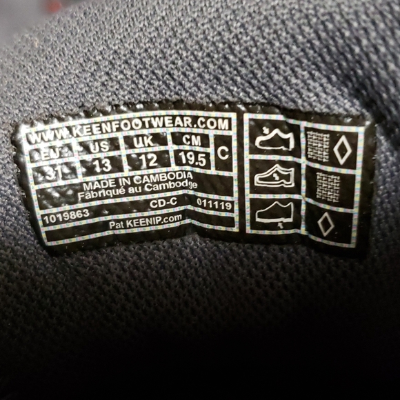 Keen CNX Sz 13 Velcro shoes - Picture 3 of 4